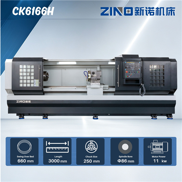 CK6166H/Flat Bed CNC lathe